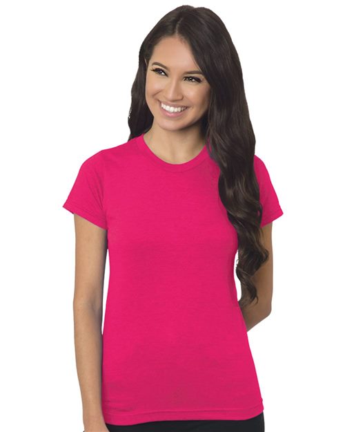 Bayside 4990 Women's USA-Made Fine Jersey T-Shirt