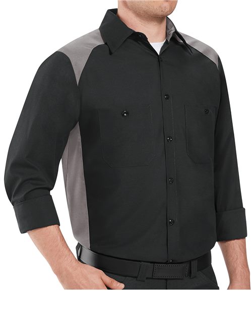 Red Kap SP18T Men's Tall Motorsports Shirt