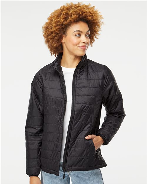 Independent Trading Co. EXP200PFZ Women's Puffer Jacket