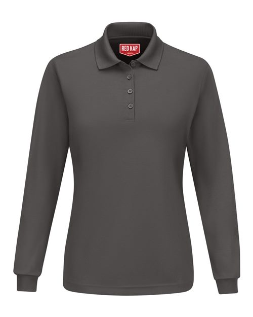 Red Kap SK7L Women's Long Sleeve Performance Knit Polo