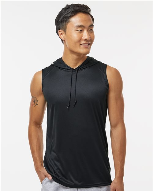 Badger 4108 Men's B-Core Sleeveless Hooded T-Shirt