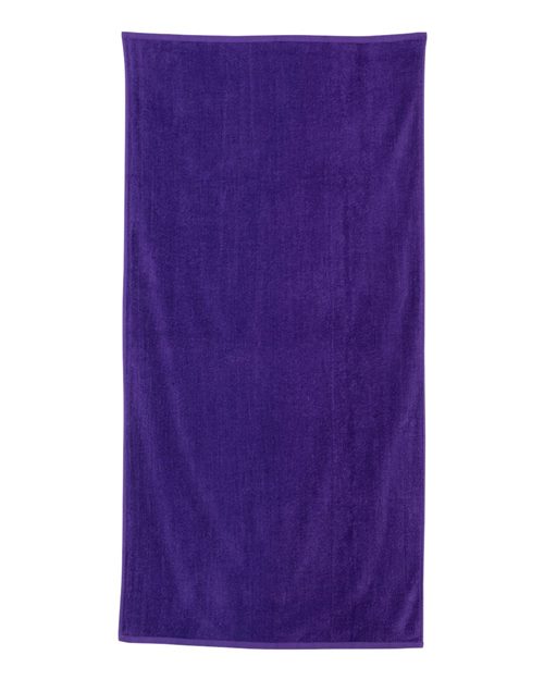 Q-Tees QV3060 Velour Beach Towel