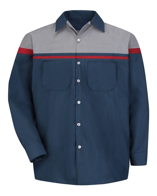 Red Kap SP14ACT Men's Tall Performance Tech Long Sleeve Shirt