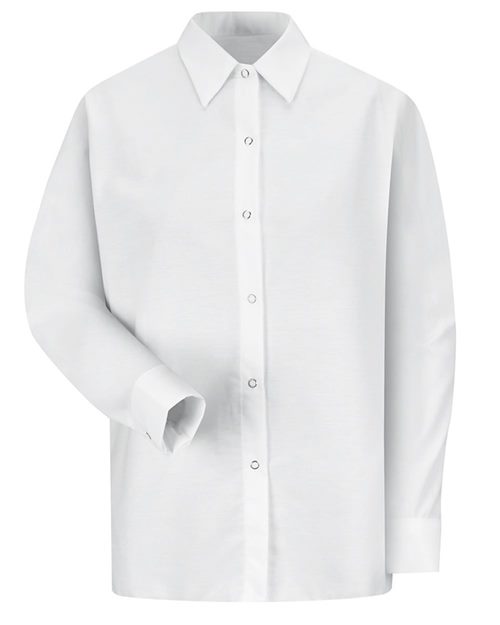 Red Kap SP15 Women's Long Sleeve Specialized Pocketless Poplin Work Shirt