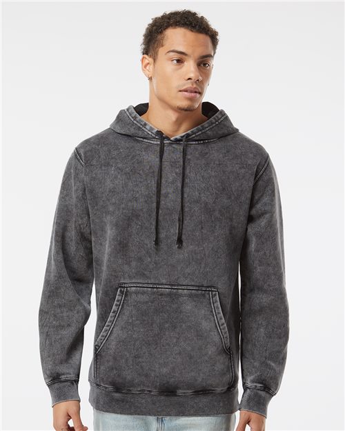 Independent Trading Co. PRM4500MW Unisex Midweight Mineral Wash Hooded Sweatshirt