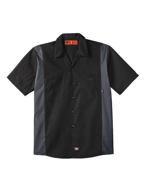 Dickies LS524T Men's Tall Industrial Colorblocked Short Sleeve Shirt