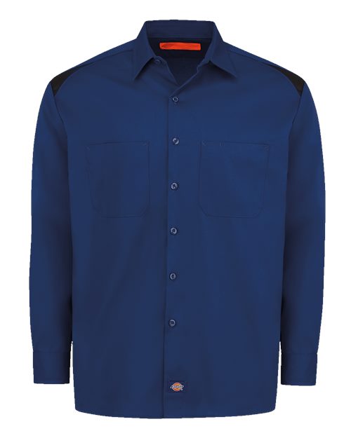 Dickies 6605T Men's Tall Long Sleeve Performance Team Shirt