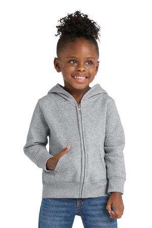 Port & Co CAR78TZH Toddler Core Fleece Full-Zip Hooded Sweatshirt