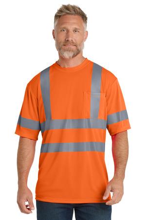 CornerStone CS408 ANSI 107 Class 3 Short Sleeve Snag-Resistant Reflective T-Shirt