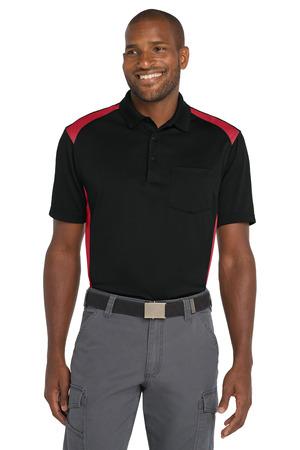 CornerStone CS416 Select Snag-Proof Two Way Colorblock Pocket Polo