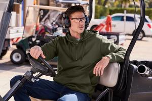 CornerStone CSF633 Tough Fleece 1/4-Zip Hoodie
