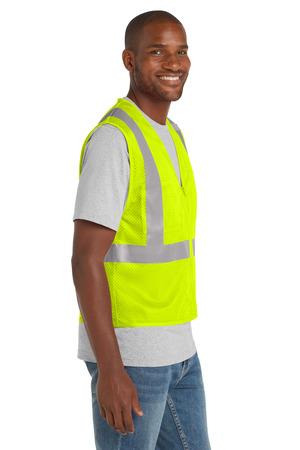 CornerStone CSV102 ANSI 107 Class 2 Mesh Zippered Vest