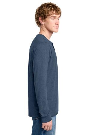 District DT145 Perfect Tri Long Sleeve Henley