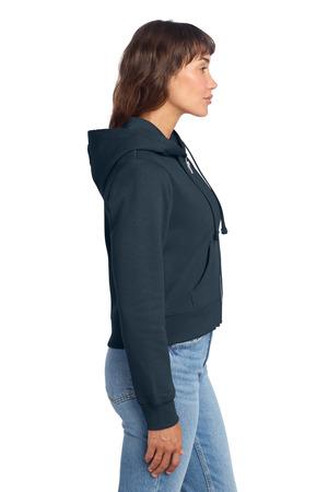 District DT6103 Women's V.I.T. Fleece Full-Zip Hoodie