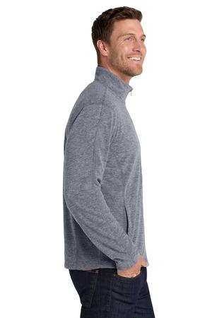 Port Authority F235 Heather Microfleece Full-Zip Jacket