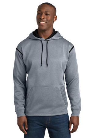 Sport-Tek F246 Tech Fleece Colorblock Hooded Sweatshirt
