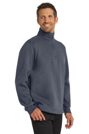 Port Authority F295 Slub Fleece 1/4-Zip Pullover