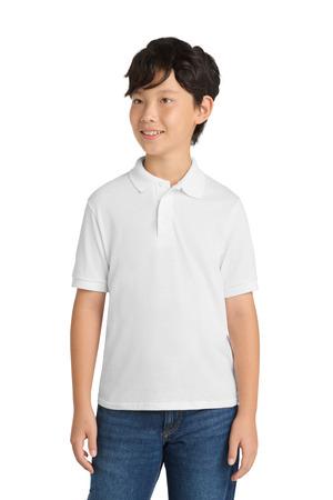 Port & Co KP55Y Youth Core Blend Jersey Knit Polo