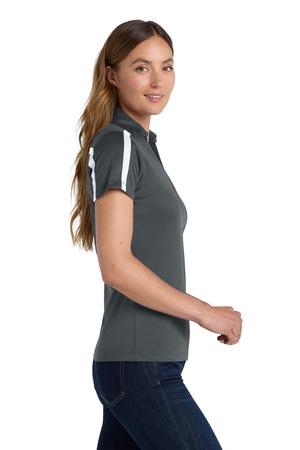 Port Authority L547 Women's Silk Touch Performance Colorblock Stripe Polo