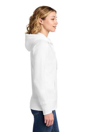Port & Co LPC78ZH Women's Core Fleece Full-Zip Hooded Sweatshirt