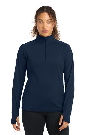 Sport-Tek LST850 Women's Sport-Wick Stretch 1/4-Zip Pullover