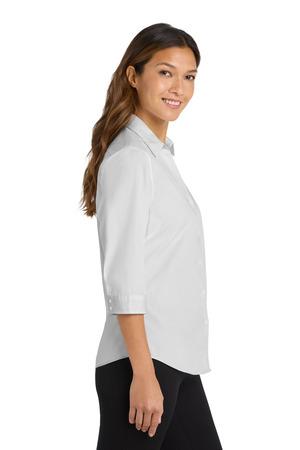Port Authority LW102 Women's 3/4-Sleeve Carefree Poplin Shirt