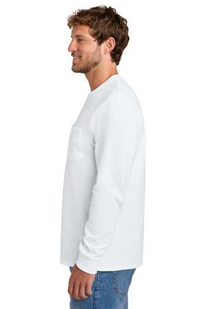 Port & Co PC61LSPT Tall Long Sleeve Essential Pocket Tee