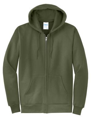Port & Co PC78ZH Core Fleece Full-Zip Hooded Sweatshirt