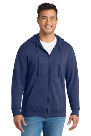 Port & Co PC850ZH Fan Favorite Fleece Full-Zip Hooded Sweatshirt