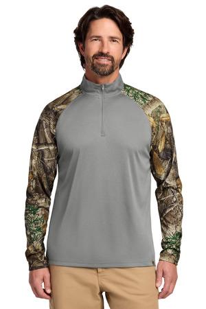 Russell Outdoors RU152 Realtree Colorblock Performance 1/4-Zip