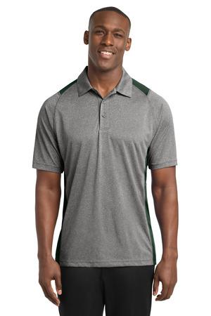 Sport-Tek ST665 Heather Colorblock Contender Polo