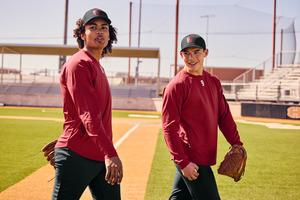 Sport-Tek ST859 Sport-Wick Stretch Pocketed Crewneck