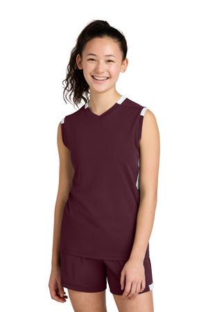 Sport-Tek YST441 Youth Club Sleeveless V-Neck