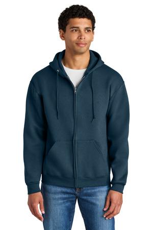 Jerzees Z12M Rugged Unisex Full-Zip Hooded Sweatshirt