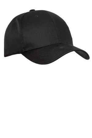 Port Authority C800 Fine Twill Cap, Black