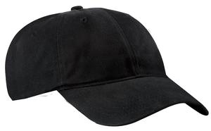 Port Authority CP77 Brushed Twill Low Profile Cap, Black