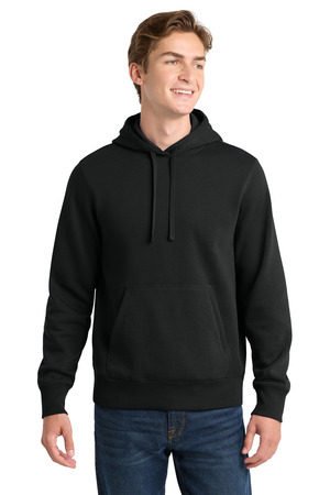 Sport-Tek TST254 Tall Pullover Hooded Sweatshirt, Black