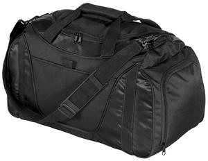 Port Authority BG1040 Small Two-Tone Duffel, Black/ Black