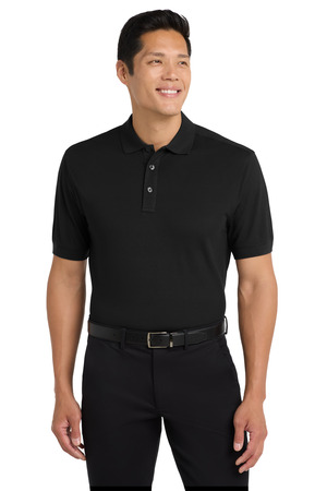 Port Authority K555 Stretch Pique Polo, Black