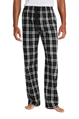 District DT1800 Flannel Plaid Pant, Black
