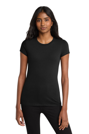 District DT6001 Women's Fitted Very Important Tee, Black