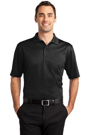 CornerStone CS412P Select Snag-Proof Pocket Polo, Black