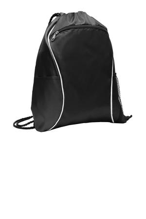 Port Authority BG613 Fast Break Cinch Pack, Black
