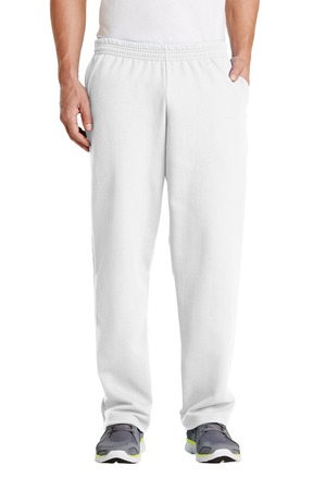 Port & Co PC78P Core Fleece Sweatpant with Pockets, White