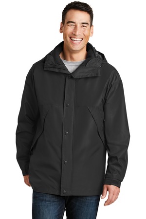 Port Authority J777 3-in-1 Jacket, Black/ Black