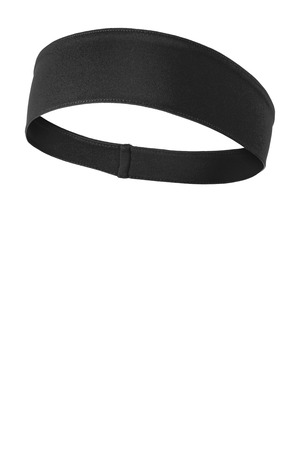 Sport-Tek STA35 PosiCharge Competitor Headband, Black