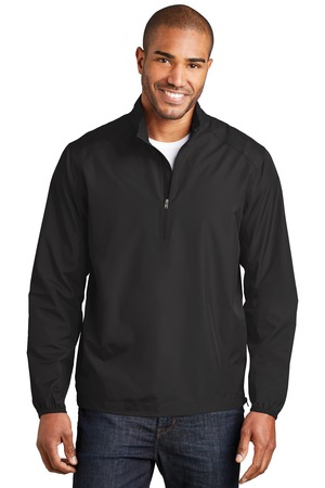 Port Authority J343 Zephyr 1/2-Zip Pullover, Black