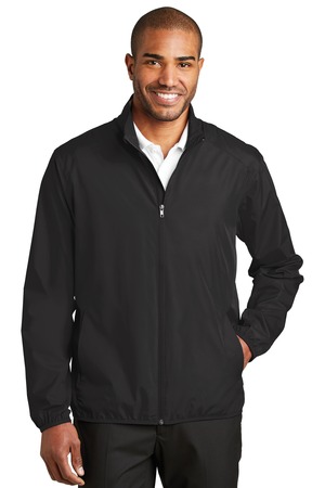 Port Authority J344 Zephyr Full-Zip Jacket, Black