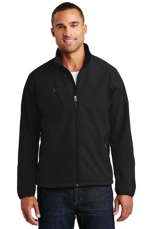 Port Authority J705 Textured Soft Shell Jacket, Black