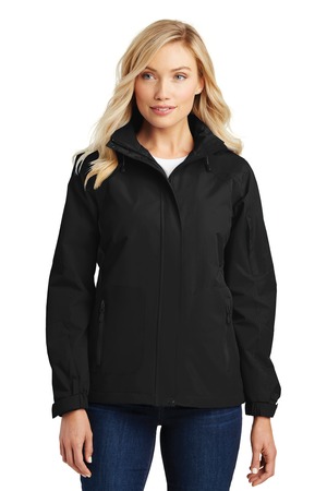 Port Authority L304 Women's All-Season II Jacket, Black/ Black